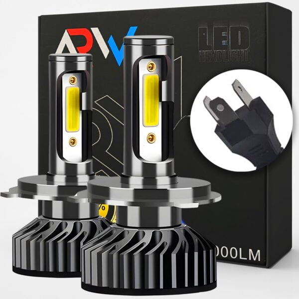 ARW H4 Mini Led Xenon Şimşek Etkili Canbuslu 12000L