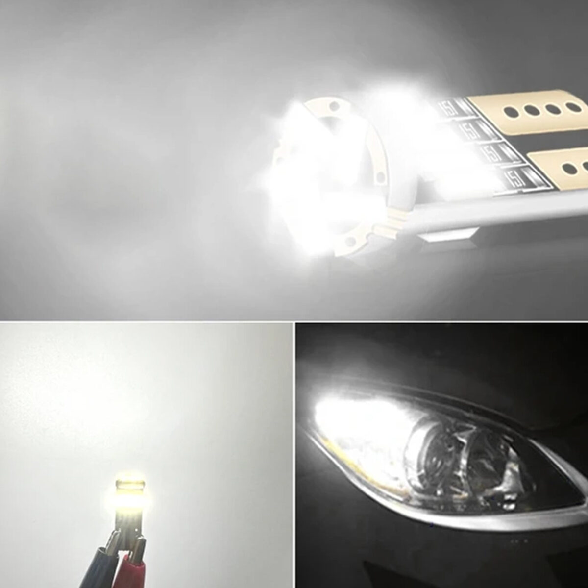 24V 15 LED T10 Dipsiz Park Ampulü Beyaz Işık - Tır & Otobüs Uyumlu (2 Adet) - Görsel 5