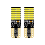 24 Ledli Dipsiz T10 Park Ampulü 12V Beyaz Işık (2 Adet)