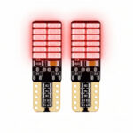 24 Ledli Dipsiz T10 Park Ampulü 24V Kırmızı Işık (2 Adet)