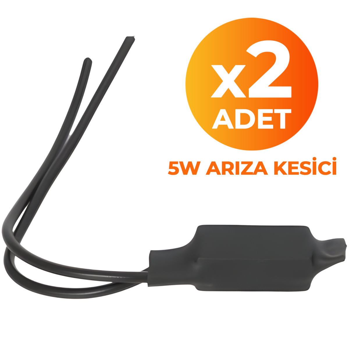 5W Arıza Kesici Direnç (2 Adet) - Görsel 2